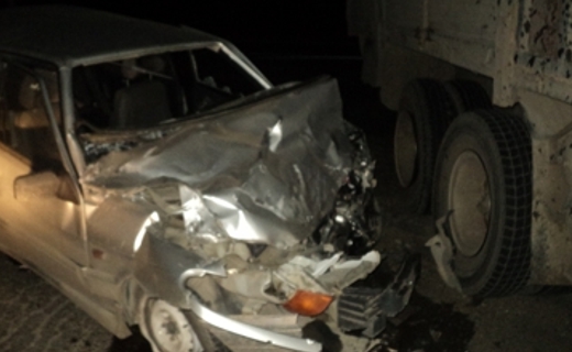 В Динском районе легковушка попала под грузовик