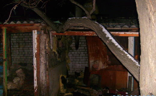 Два человека сгорели во время пожара в частном доме