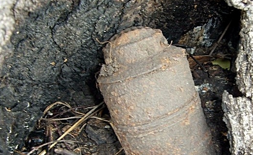 На Кубани охотники нашли артиллерийский снаряд времен ВОВ