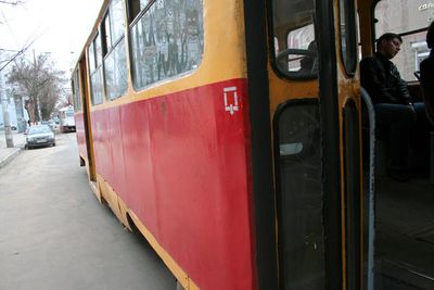 Очередная авария с участием трамвая в Краснодаре