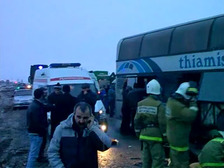 В Екатеринбурге автобус с детьми попал в аварию
