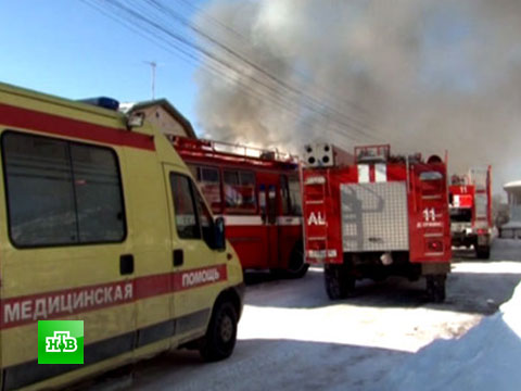 Два человека погибли при пожаре на Подмосковном рынке