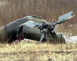 При крушении вертолета Ми-8 в Чечне погибли три человека