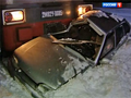 В Москве столкнулся тепловоз с автомобилем