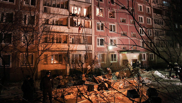 Взрыв бытового газа произошел в Петербурге