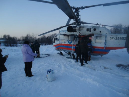 На Камчатке упал вертолет Ми-8