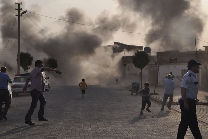 Девять детей стали жертвами бомбардировки в Сирии