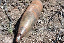 Разминирование снаряда, найденного в Тимашевском районе.