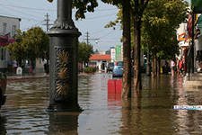 В Краснодаре система ливневой канализации имеет 15 проблемных точек.